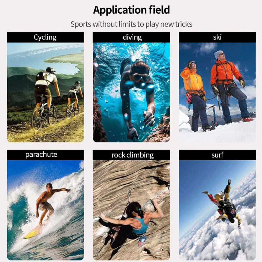 4K Resolution Wi-Fi Enabled HD Action Sports Action Camera