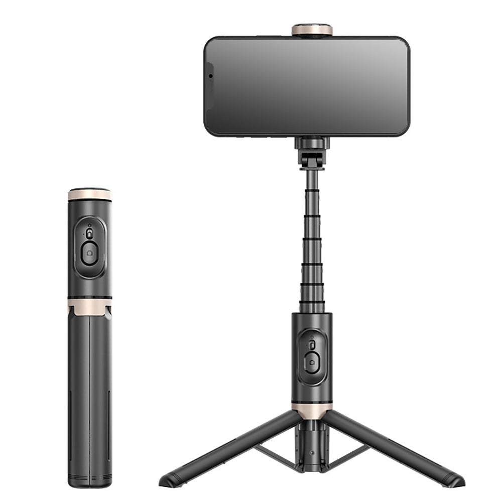 Bluetooth Wireless Handheld Selfie Stick Tripod Extendable Monopod with Remote- USB Rechargeable