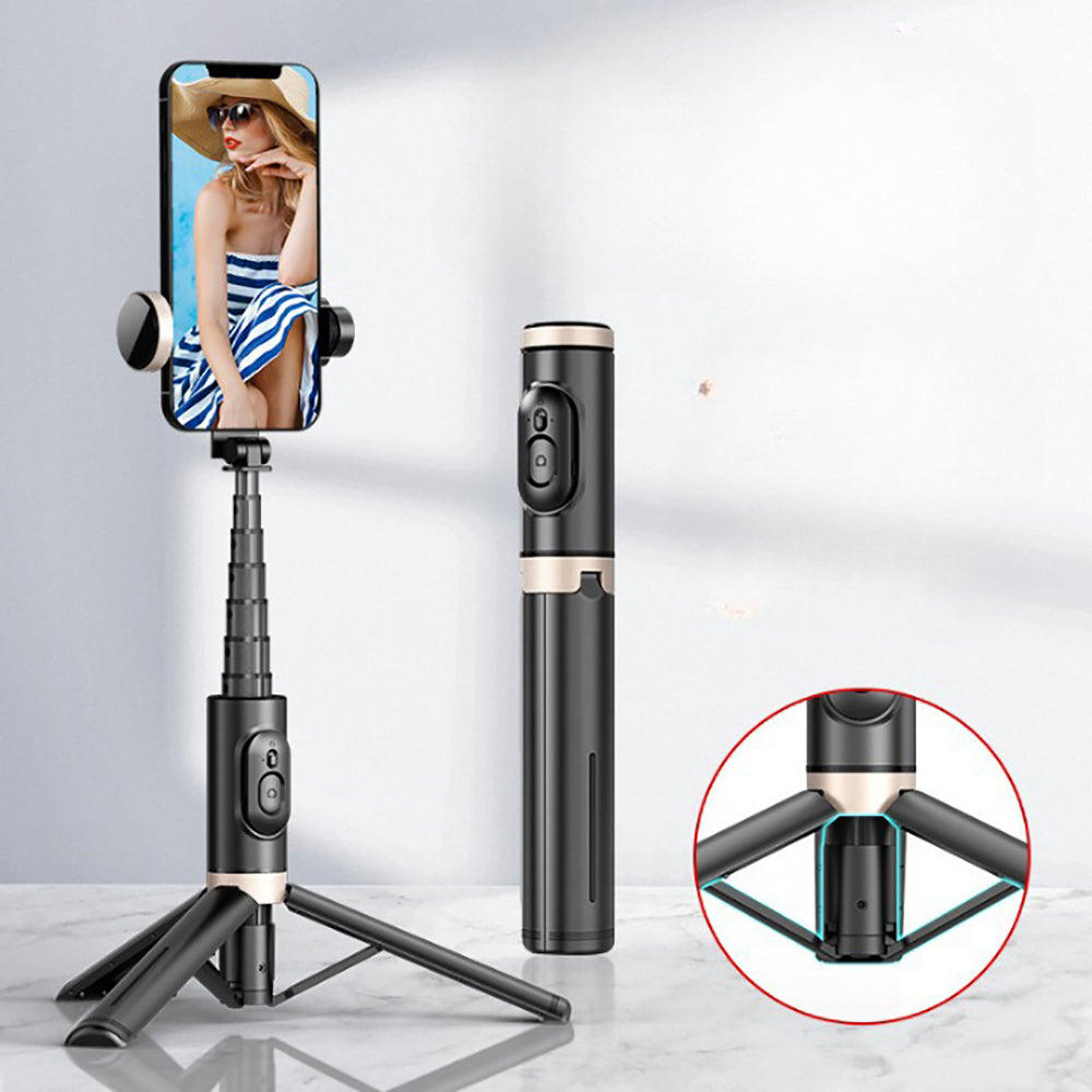 Bluetooth Wireless Handheld Selfie Stick Tripod Extendable Monopod with Remote- USB Rechargeable