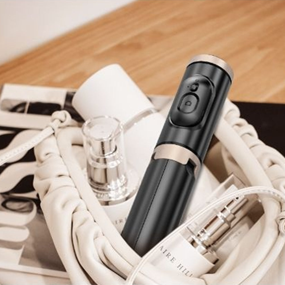 Bluetooth Wireless Handheld Selfie Stick Tripod Extendable Monopod with Remote- USB Rechargeable
