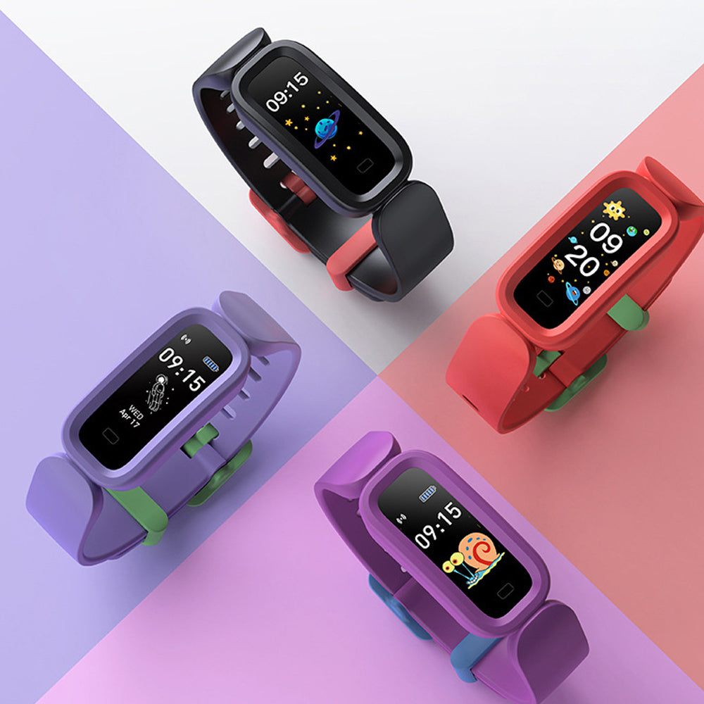 Children’s Fitness Tracker Monitor Smartwatch and Bracelet-USB Rechargeable