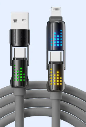 4-in-1 Data Cable (Single Piece)