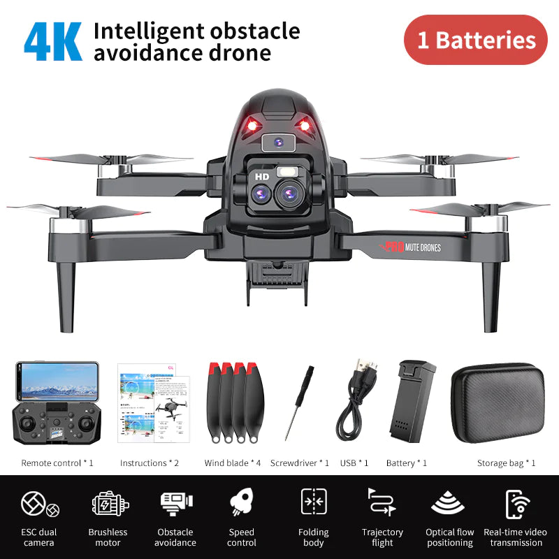 Dual HD Camera Foldable Drone