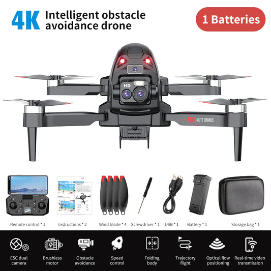 Dual HD Camera Foldable Drone