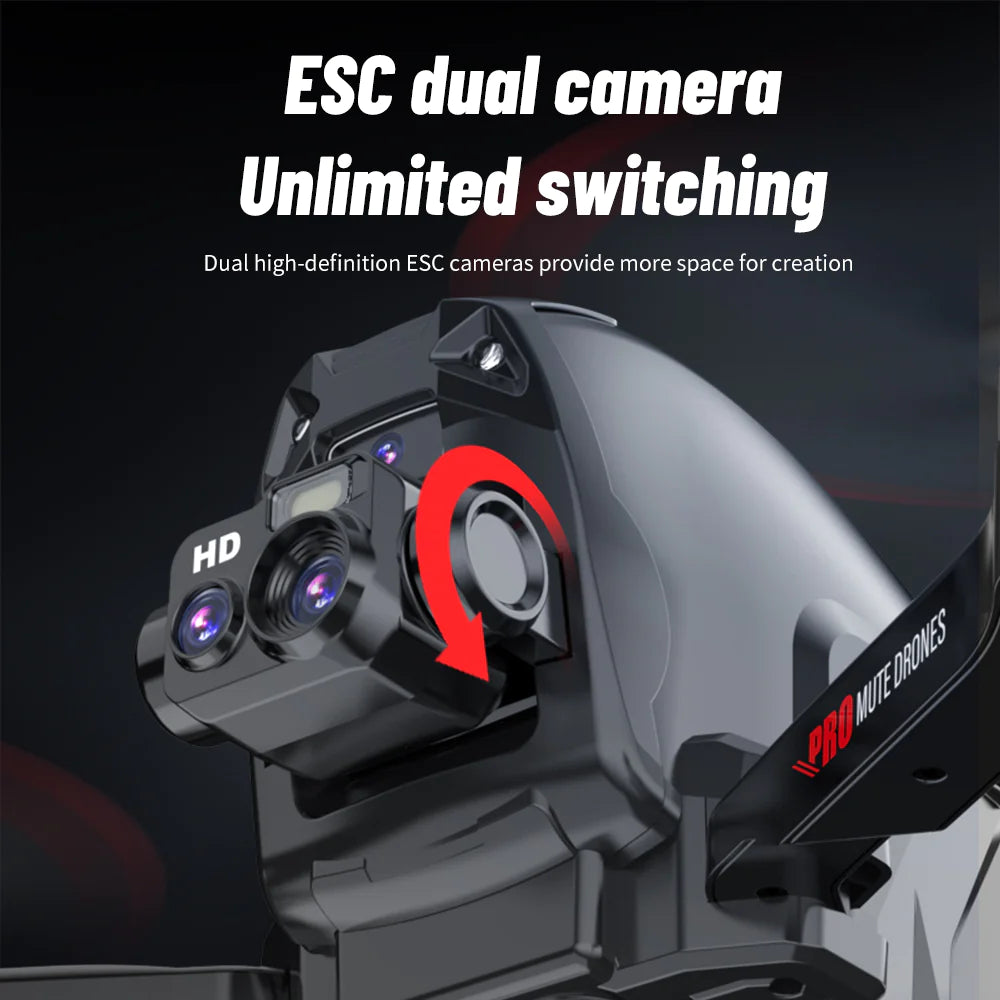 Dual HD Camera Foldable Drone