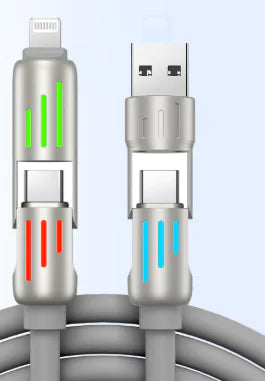 4-in-1 Data Cable (Single Piece)