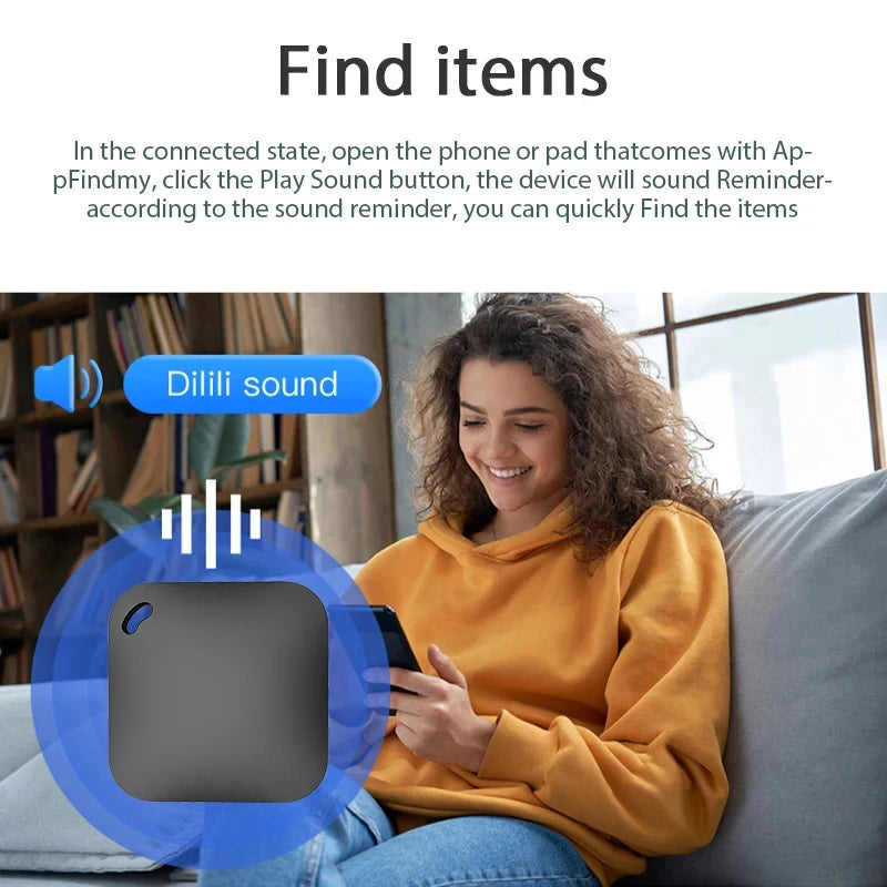 Smart GPS Tracker Works With Apple Find My APP iTag Pet Kids and Luggage