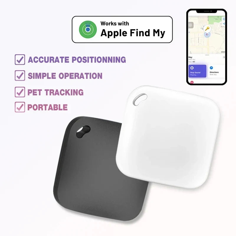Smart GPS Tracker Works With Apple Find My APP iTag Pet Kids and Luggage