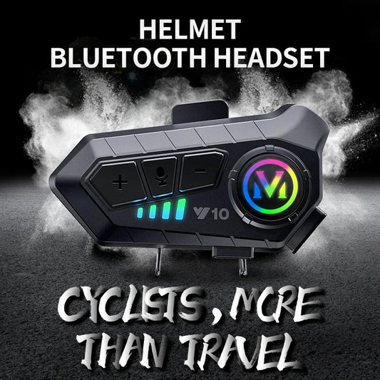 Y10 Helmet Bluetooth Earphones Waterproof Noise Reduction Motorcycle Earphones