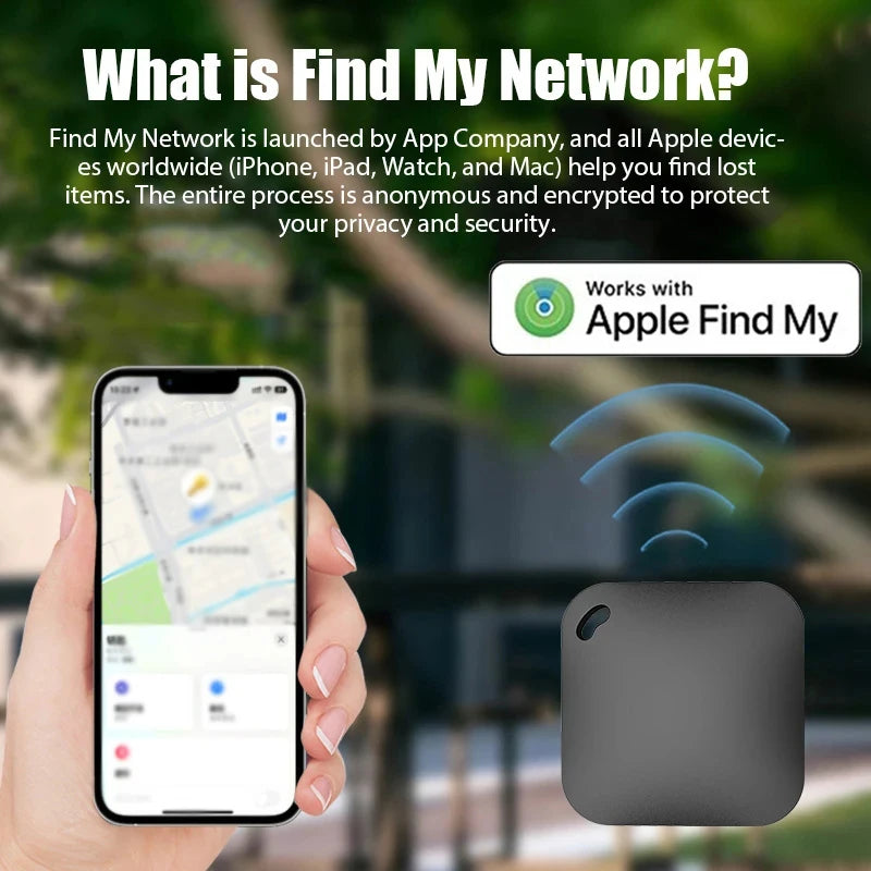Smart GPS Tracker Works With Apple Find My APP iTag Pet Kids and Luggage