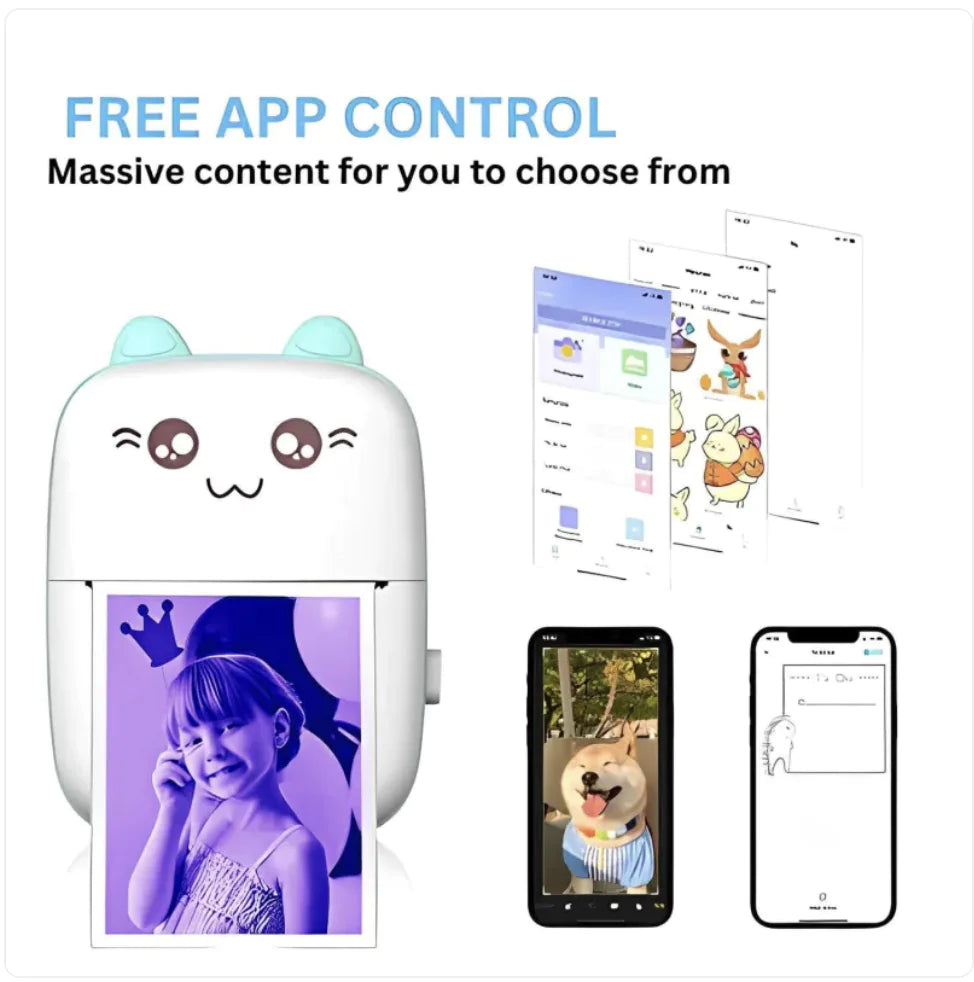 Mini Portable Pocket Photo Printer